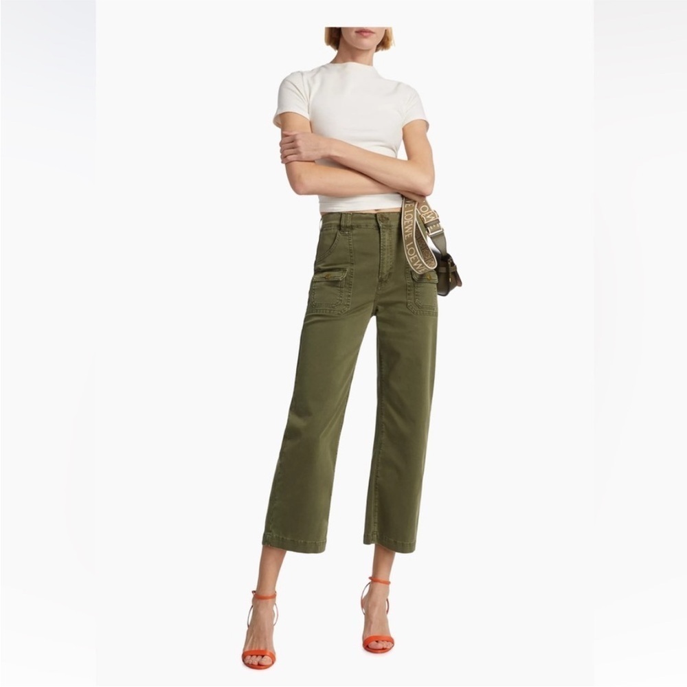 Frame Denim Utility Pocket Pants Green - Picture 2 of 11